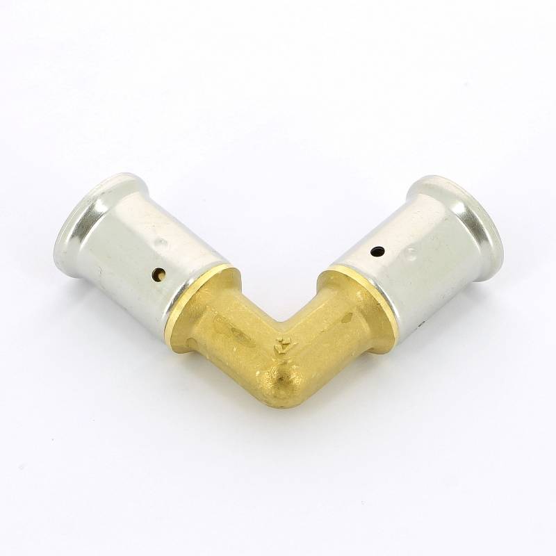 Угол пресс Henco 20x20 мм латунь 1P-2020