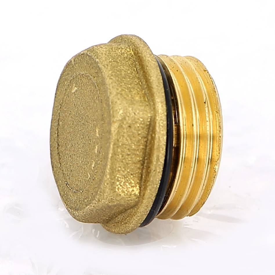 Заглушка латунная с наружной резьбой Tiemme 1/2 1950016