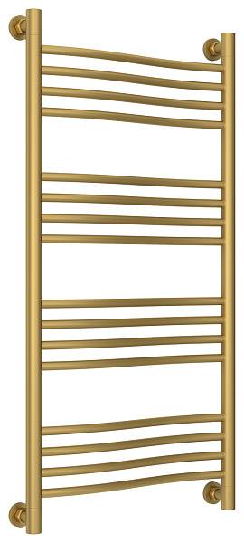 Полотенцесушитель водяной Сунержа Флюид 1000x500 мм матовое золото 032-0222-1050