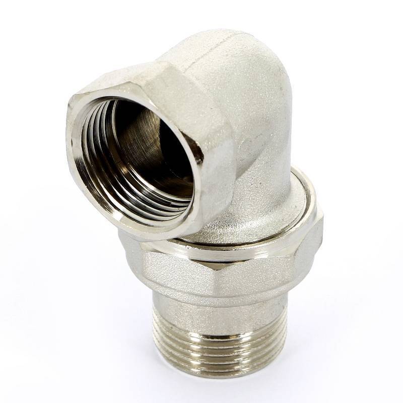 Разъемное соединение НВ Uni-Fitt угловое никелированное с O-ring 3/4 651N3000