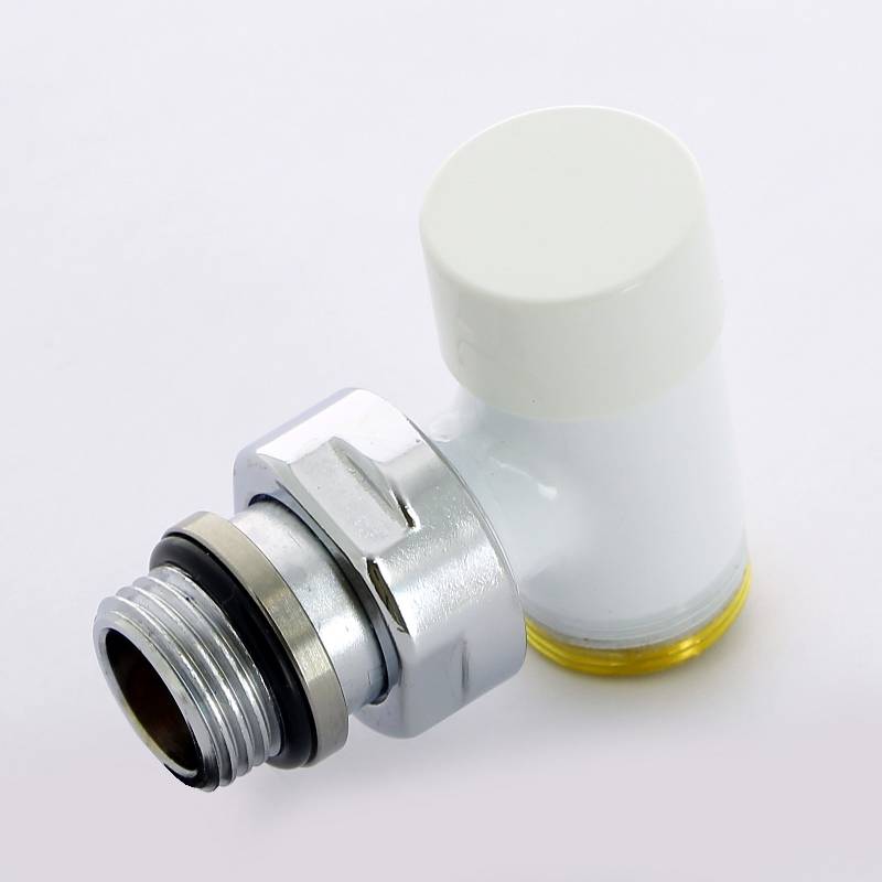 Вентиль обратный Carlo Poletti Compact угловой НН 1/2 x M24x19 белый V150211E