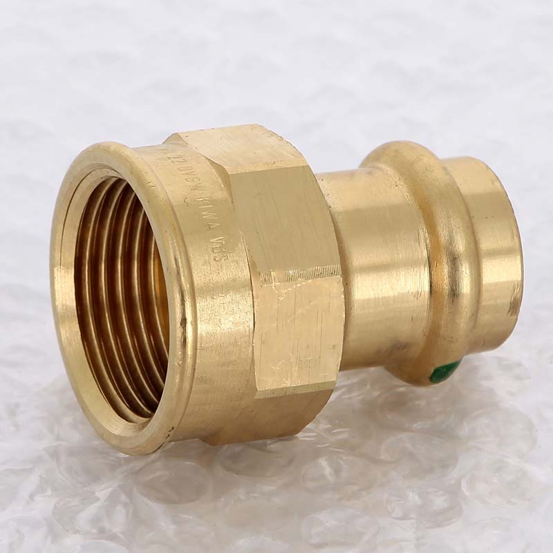 Муфта переходная пресс-В Viega Sanpress бронза 22х1 298128