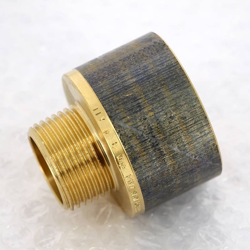 Переходник круглый Viega 1 x 1 1/2 дюйма НВ бронза 650858