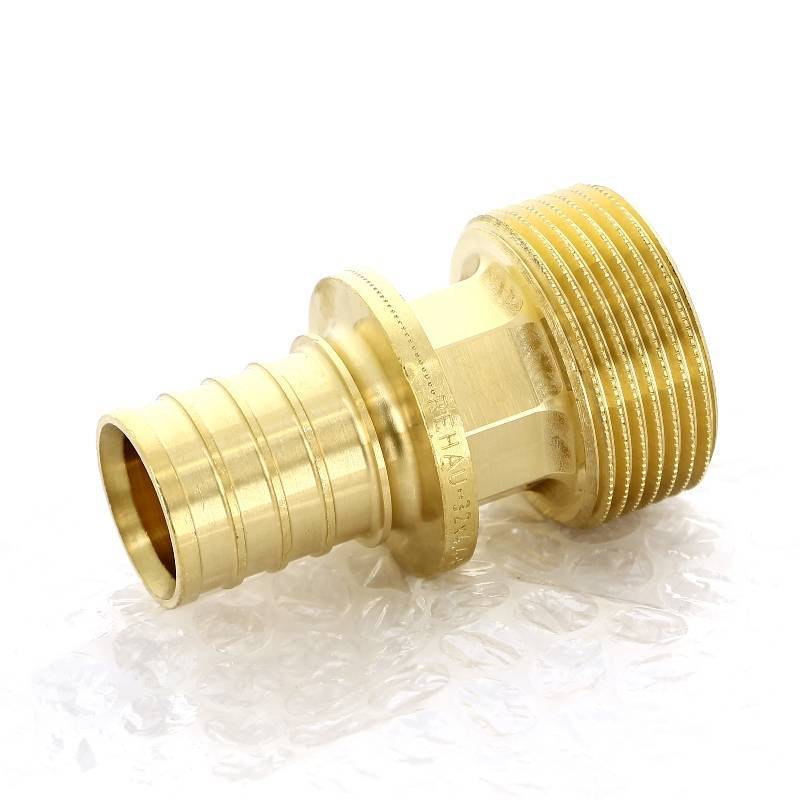 Муфта надвижная REHAU Rautitan RX 32х1 1/4 с наружной резьбой бронза 13660611001