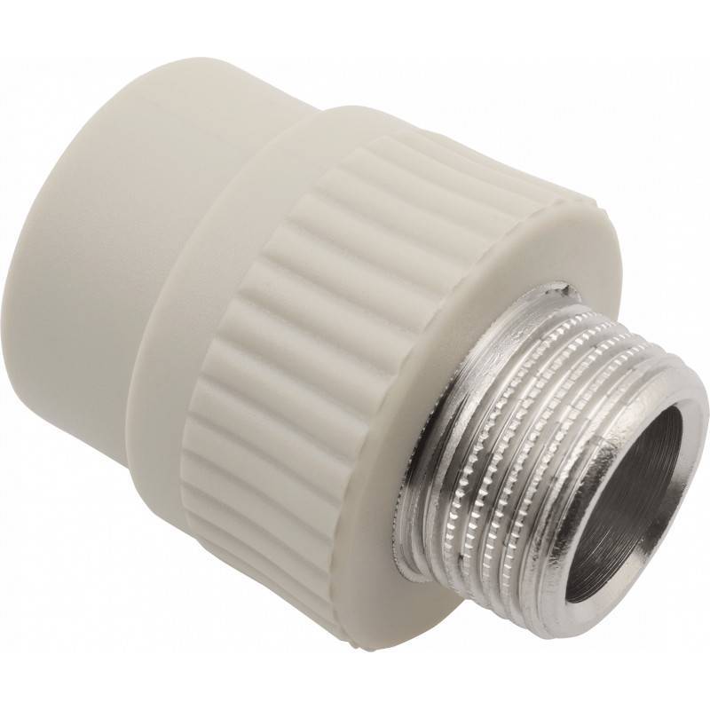 Муфта полипропиленовая FV-Plast PPR-CT с наружной резьбой 63x2 AA215063002T