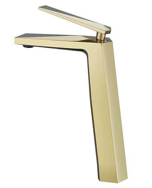 Смеситель для раковины Boheme Venturo золото глянцевое 382