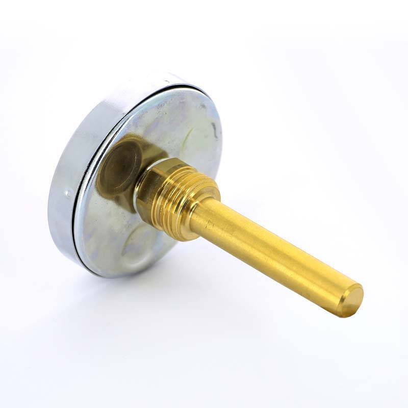 Термометр биметаллический Watts F+R801 63 мм 0-160 °C погружной гильза 75 мм 10005810