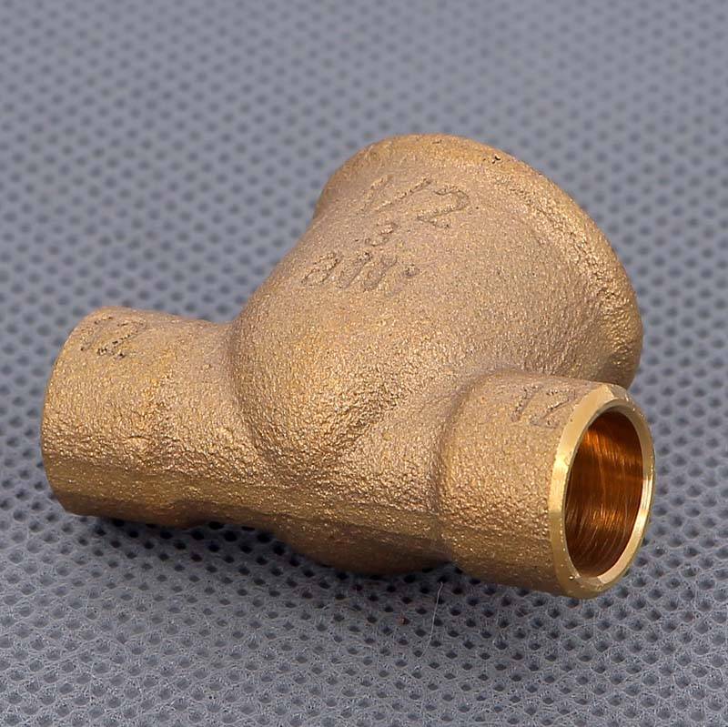 Тройник бронзовый под пайку Viega 12х1/2 ВР 150600