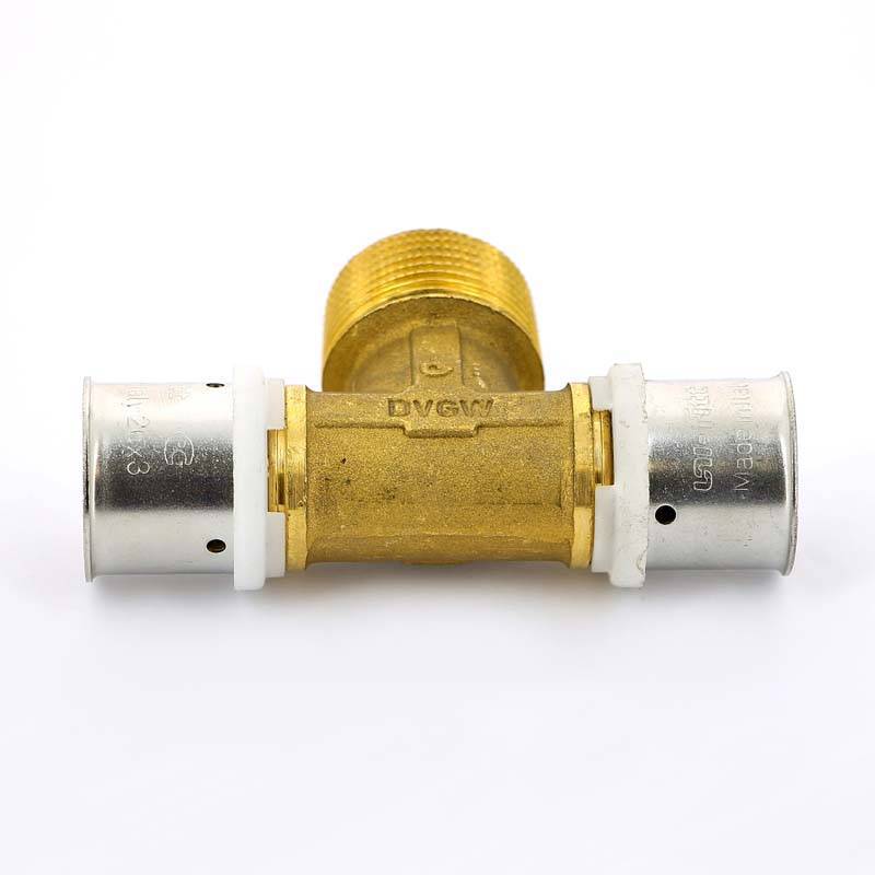 Тройник пресс с наружной резьбой Uni-Fitt 26х1х26 708G8480