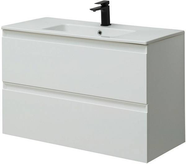 Тумба под раковину Allen Brau Eclipse 100 см белый матовый 1.E1003.WM