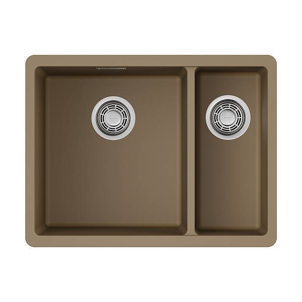 Кухонная мойка Omoikiri Kata 55-2-U-CA Artgranit 55x42 см карамель 4993385