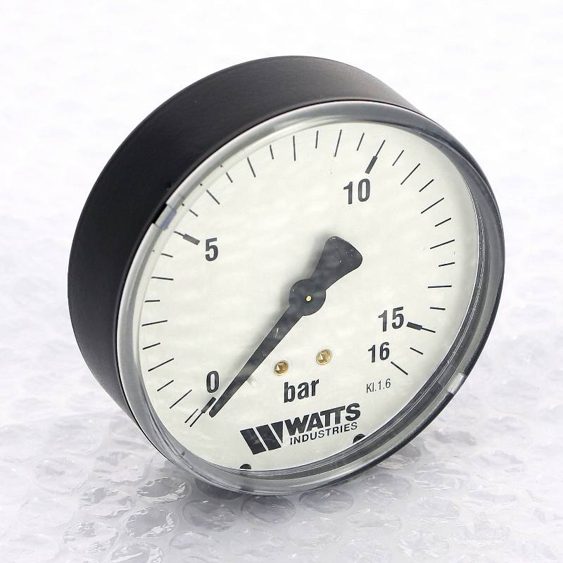 Манометр аксиальный Watts F+R100 16 бар 80 мм 1/4 10008029