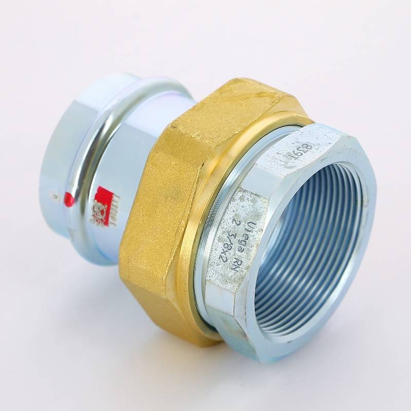 Муфта пресс с накидной гайкой Viega Prestabo 54x2 оцинкованная сталь 643515