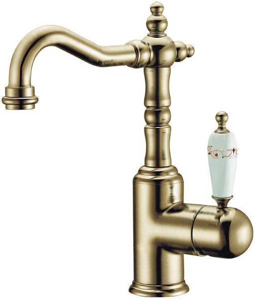 Смеситель для раковины Boheme Provanse Ripresa высокий бронза матовая 362