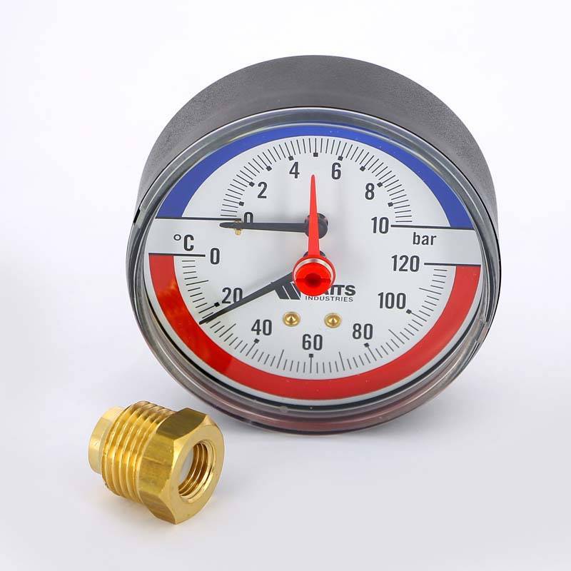 Термоманометр аксиальный Watts F+R818 10 бар 1/2 10009465