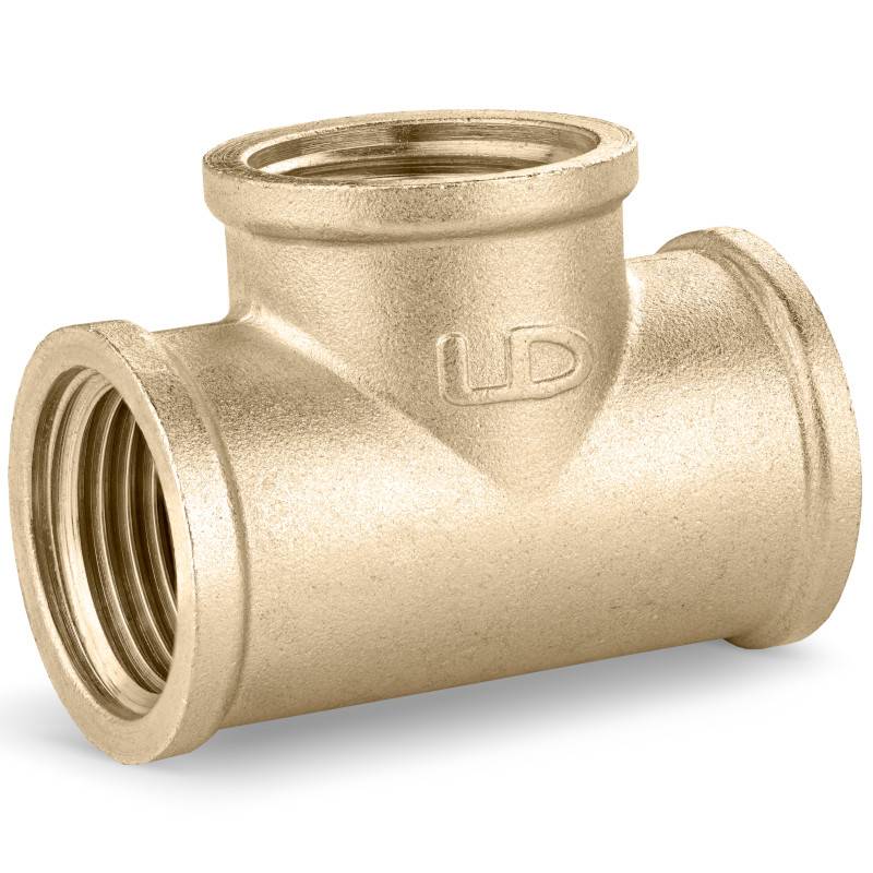 Тройник латунный LD Pride 1/2 ВР-ВР-ВР LD.65.514.15