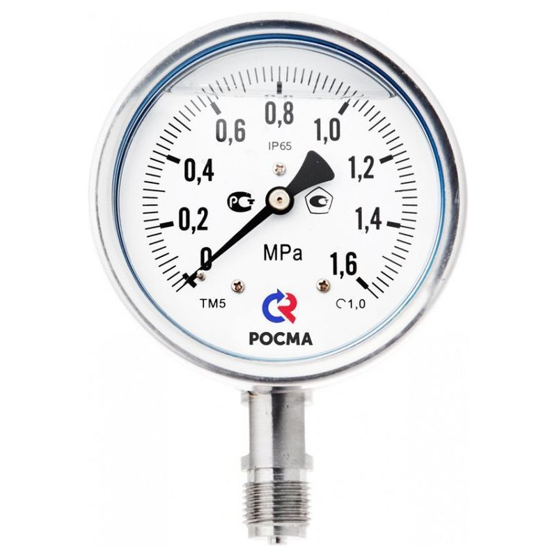 МАНОВАКУУММЕТР 150 (G1/2, -0,1-0,9MPa, 1,0) ТМВ-621