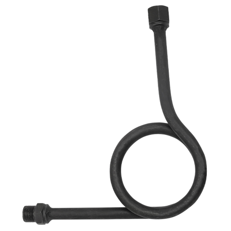 Трубка под манометр ВН 1/2 90' демпферная, с накидной гайкой, сталь