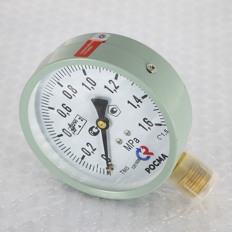 Манометр ТМ-510Р.00 100/16 (1/2, 0-16 бар, 1,5) M2 радиальный