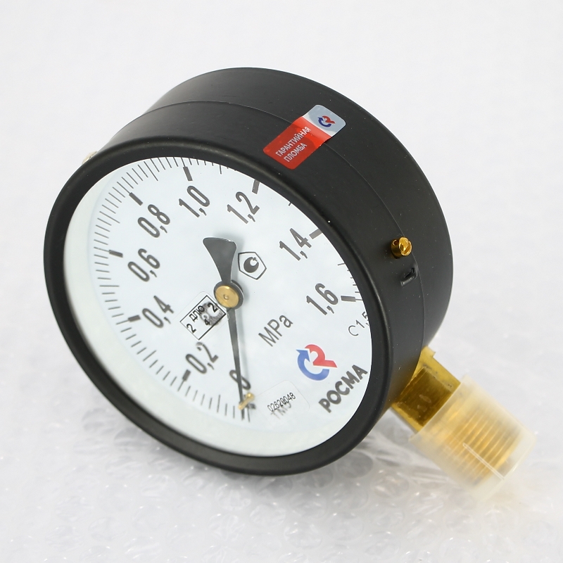 Манометр ТМ-510Р.00 100/16 (1/2, 0-16 бар, 1,5) радиальный