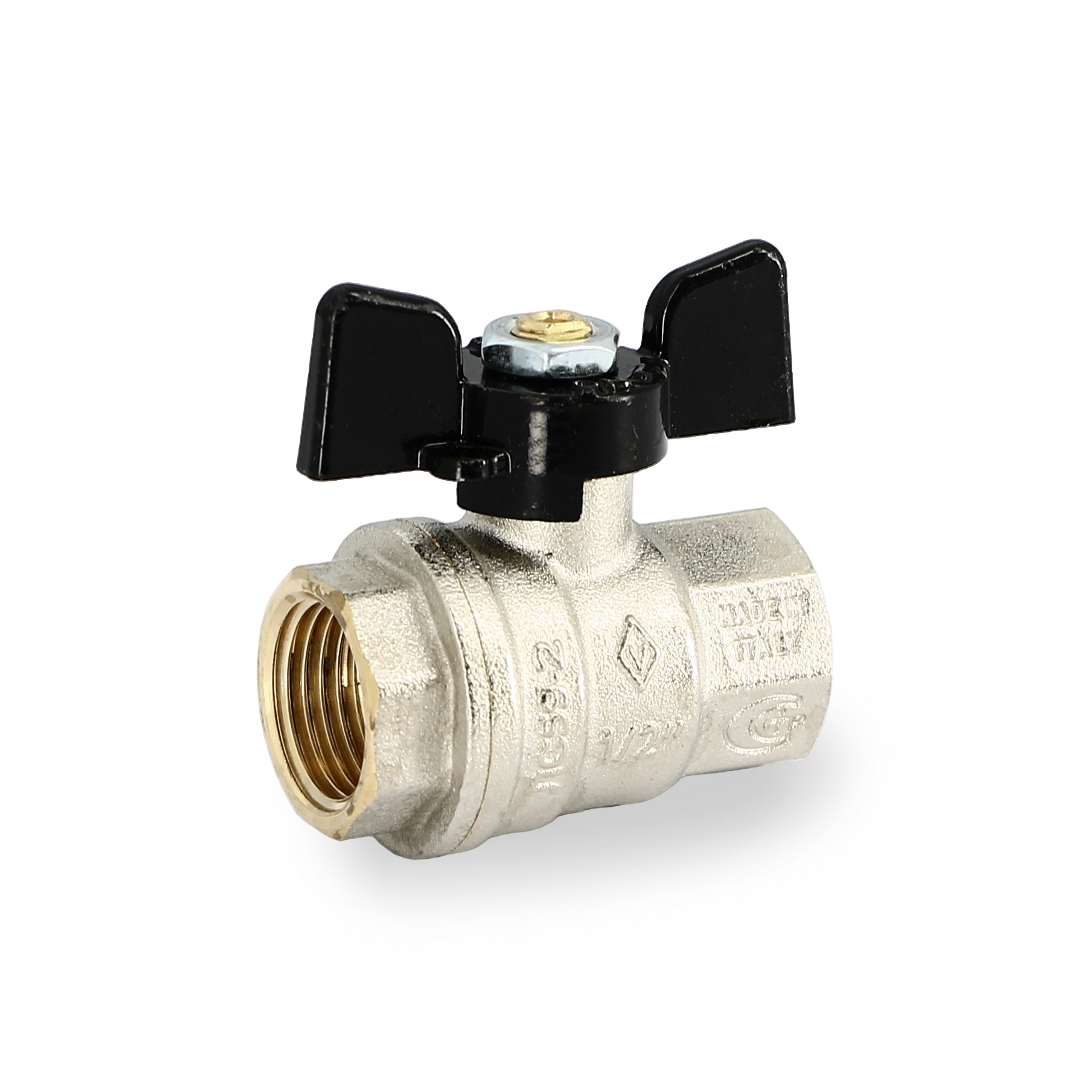 Кран ВВ 1/2' бабочка OREGON серия 302 полный проход