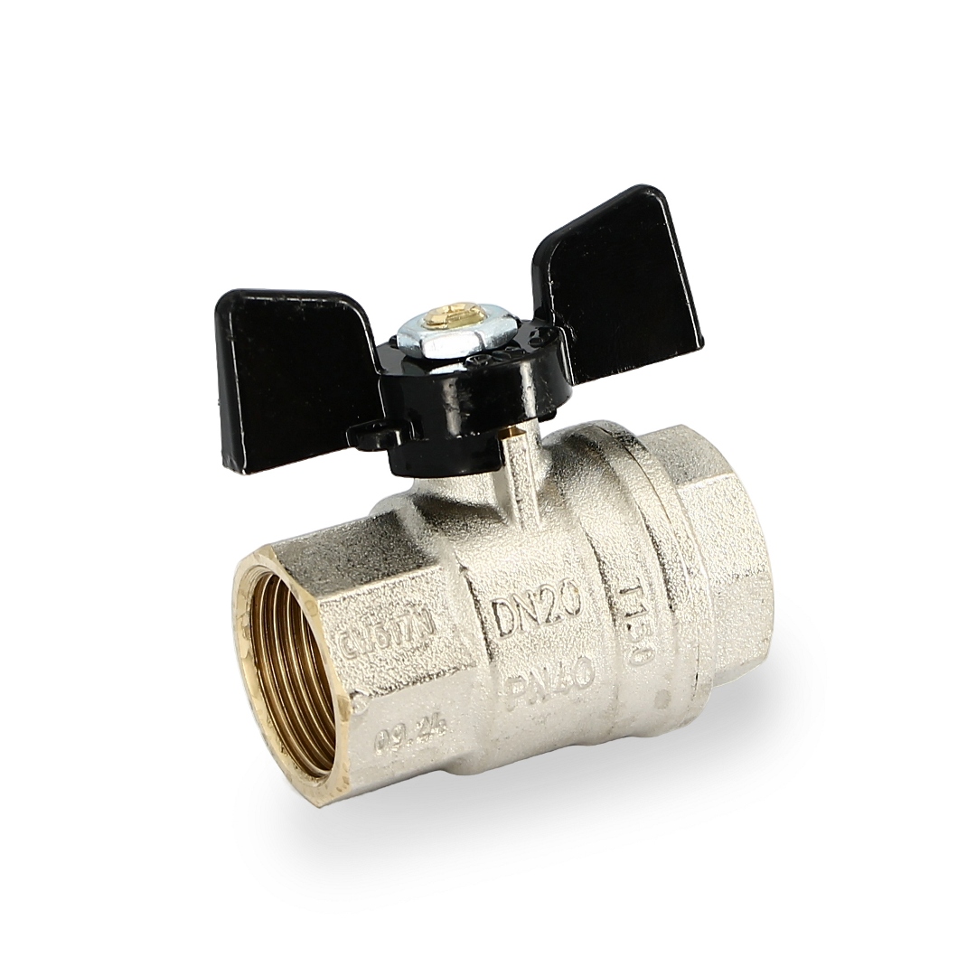 Кран ВВ 3/4' бабочка OREGON серия 302 полный проход