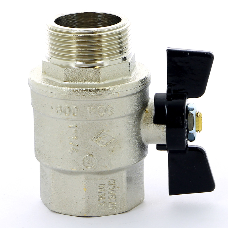 Кран НВ 1'1/4 бабочка OREGON серия 307 полный проход