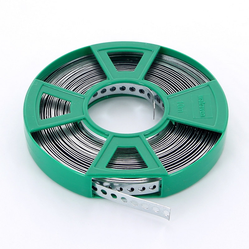 Лента 12 x 0,8 мм монтажная (10 м) оцинк. сталь BIS