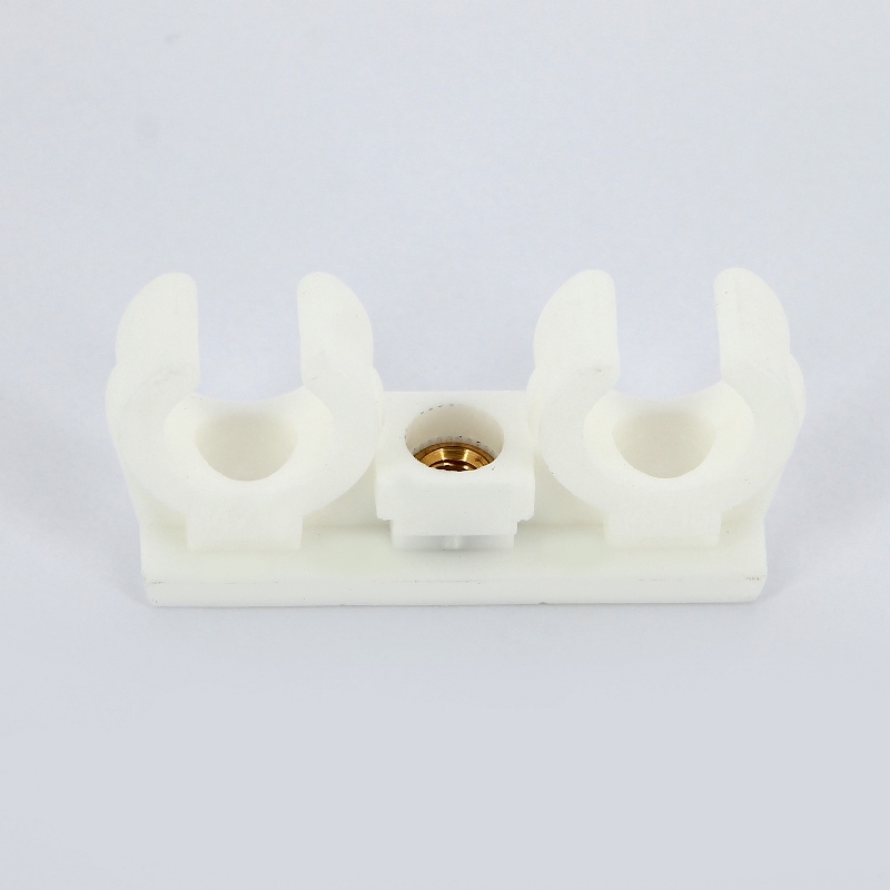 Крепление для труб 14-15 мм двойное с латунной втулкой М6 BIS