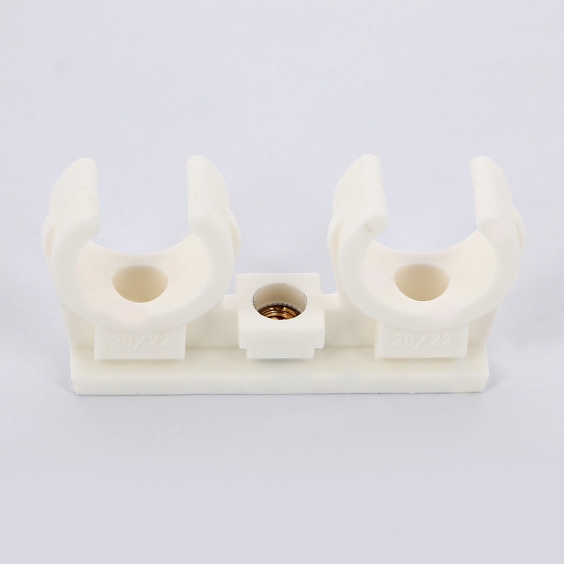 Крепление для труб 20-22 мм двойное с латунной втулкой М6 BIS