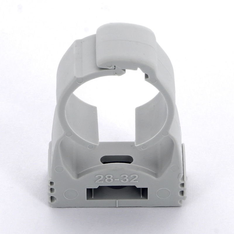 Хомут starQuick 28-32 мм серого цвета, полиамид 