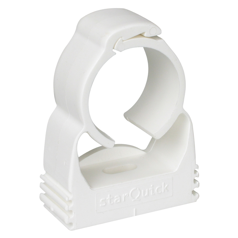 Хомут starQuick 10-12 мм белый цвета, полиамид  