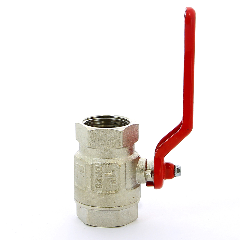 Кран ВВ 1' красная ручка IDEAL