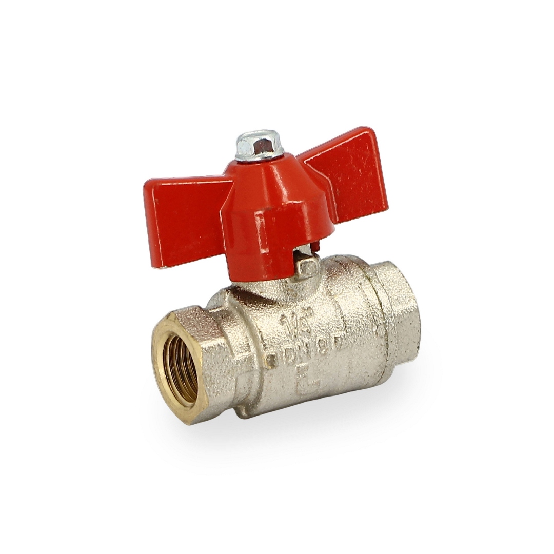 Кран ВВ 1/4' бабочка IDEAL