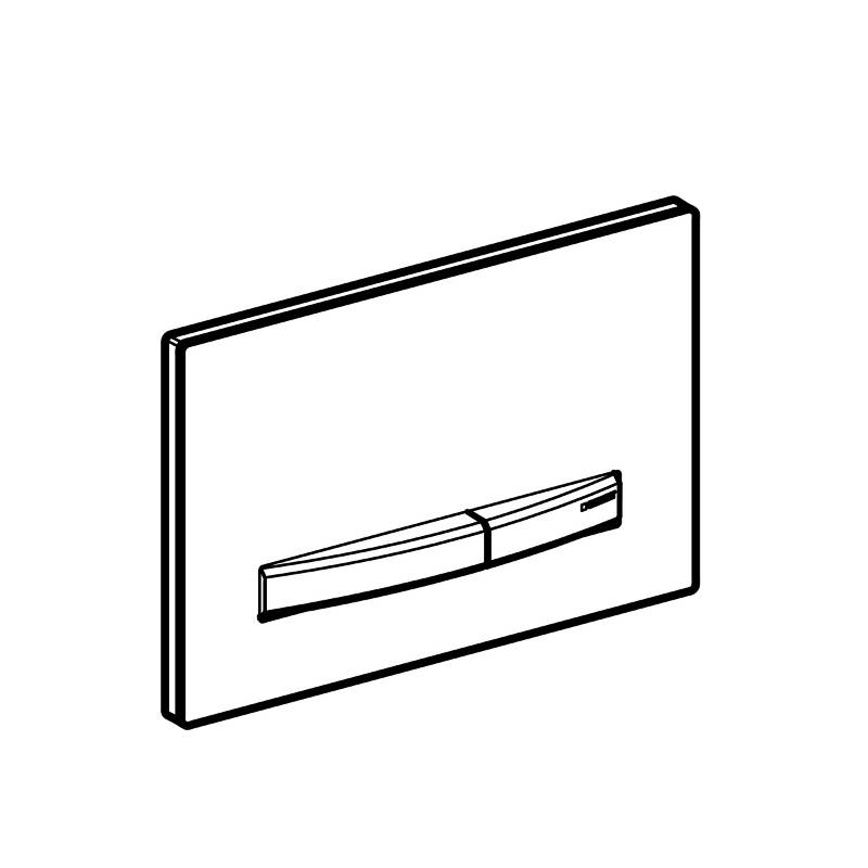 Клавиша смыва Geberit Sigma50 двойной смыв полированный хром 115.788.GH.2