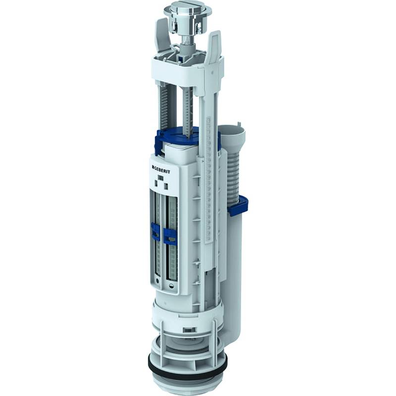 Клапан сливной Geberit Тип 290 двойной смыв хром 282.303.21.2