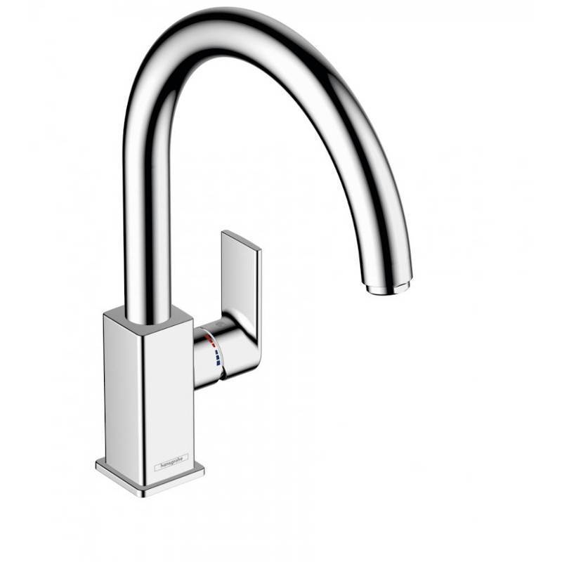 Смеситель для кухни Hansgrohe Vernis Shape 210 однорычажный с поворотным изливом хром 71871000
