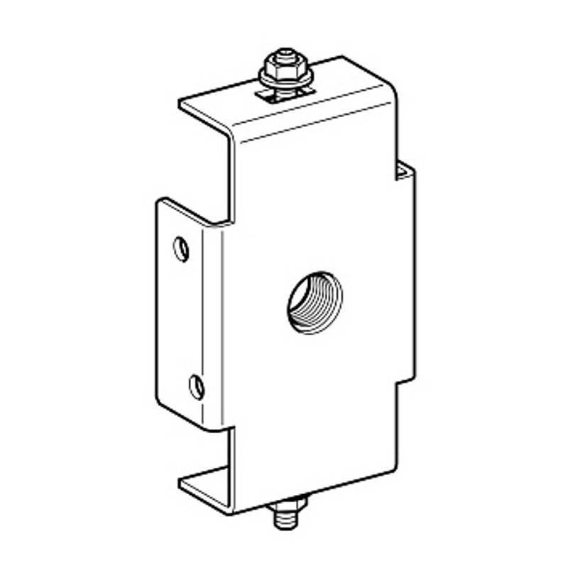 Кронштейн Geberit GIS для неподвижной опоры трубы 15х9 см 461.099.00.1