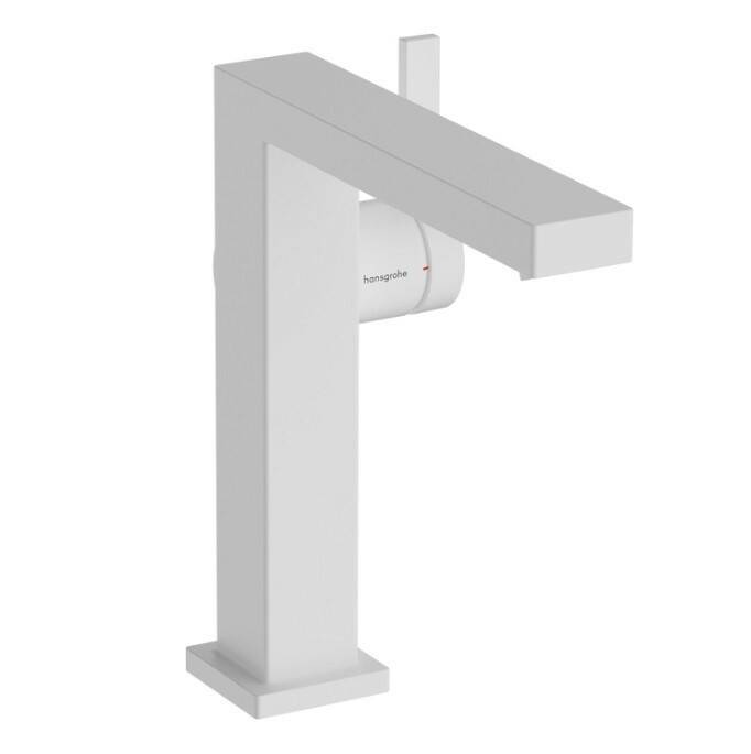 Смеситель для раковины hansgrohe Tecturis E 110 Fine CoolStart матовый белый 73040700