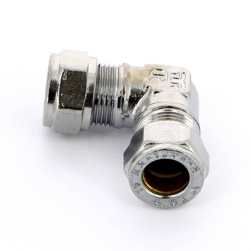 Угол обжимной Tiemme 10 мм хромированный 1130037