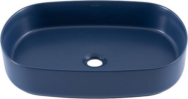 Раковина-чаша накладная Allen Brau Fantasy 55х36х12 см синяя 4.11022.ID