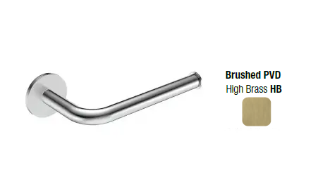 Бумагодержатель Almar 147x75x49 мм латунь матовая PVD E315001HB