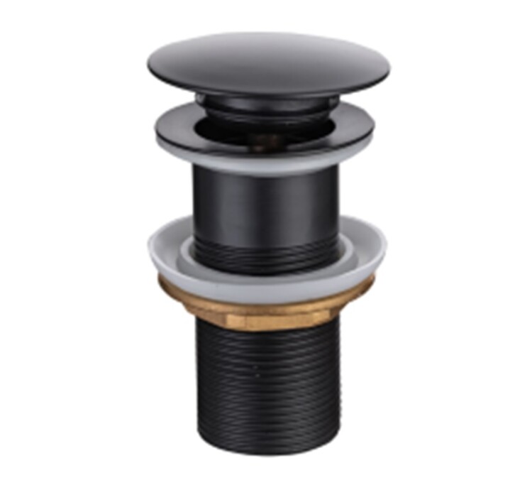Донный клапан Splendy для раковины без перелива 1 1/4 черный матовый AA3071NORMBM
