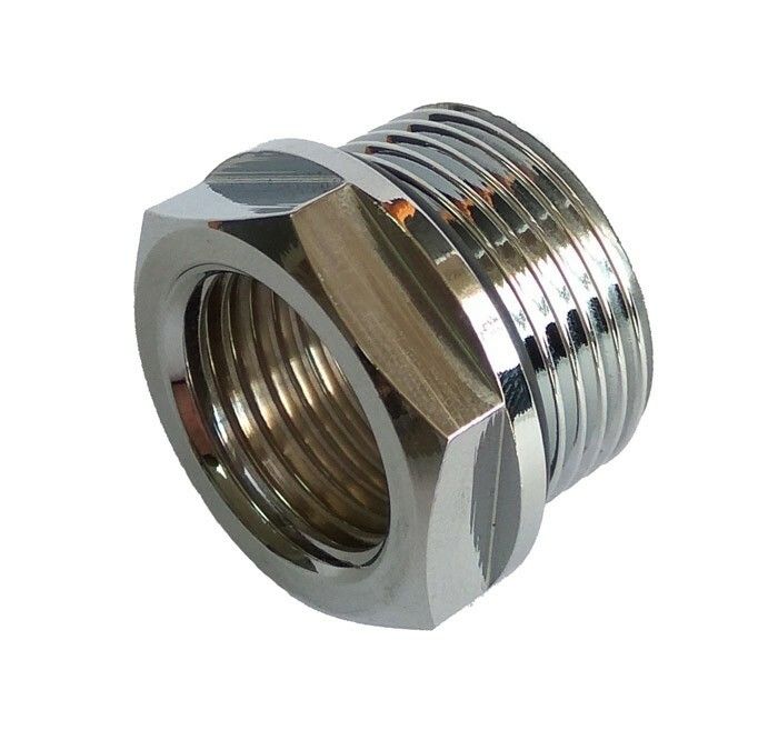 Переходник Schlosser 3/4 НР x 1/2 ВР хром 603000072