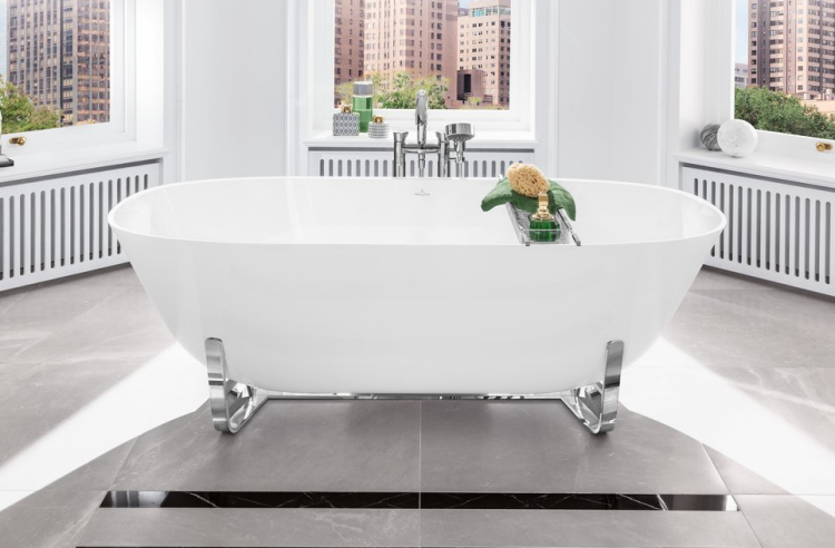 Ванна отдельностоящая Villeroy & Boch Antheus Duo 1750x800 мм альпийский белый UBQ175ANH7F4BCV01