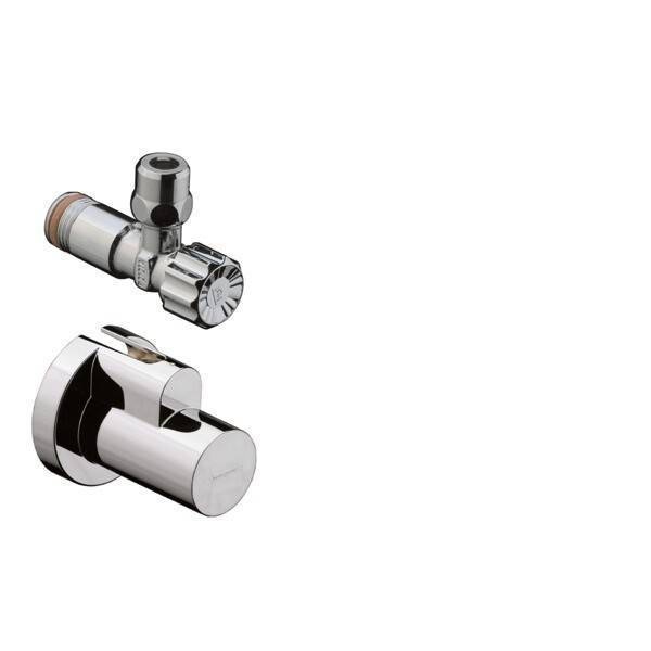 Угловой вентиль Hansgrohe 1/2 x 3/8 хром 13954000