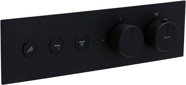 Смеситель для ванны Allen Brau Liberty с внутренней частью черный 5.33003-31