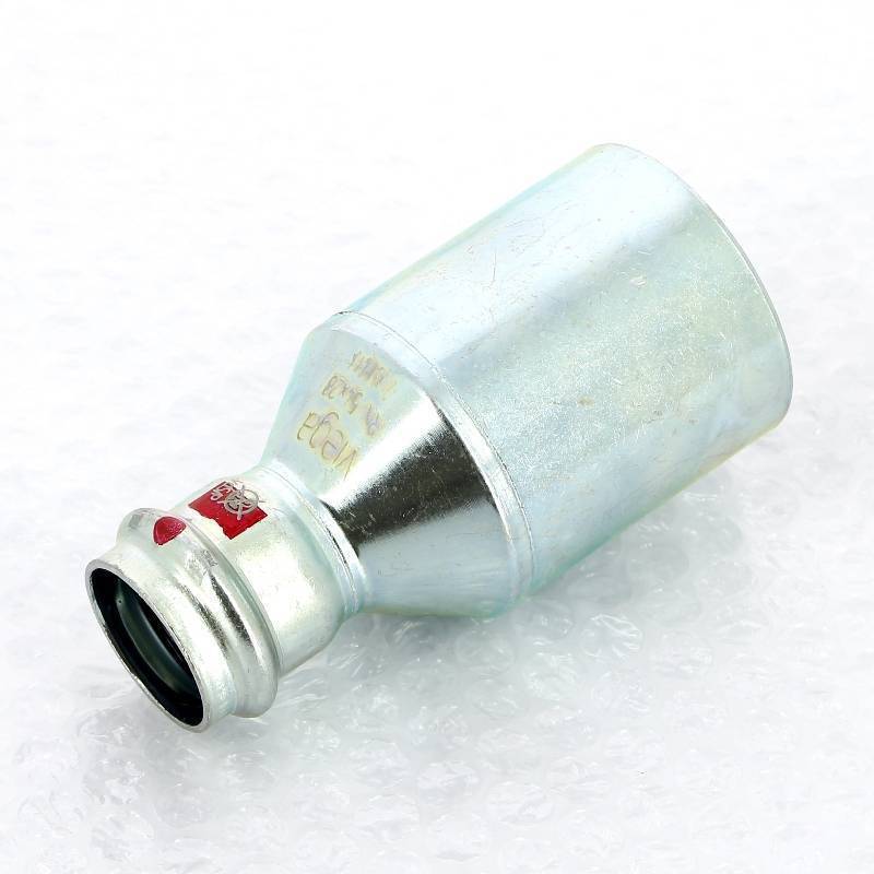 Муфта-вставка пресс из оцинкованной стали Viega Prestabo 54х28 мм 558598