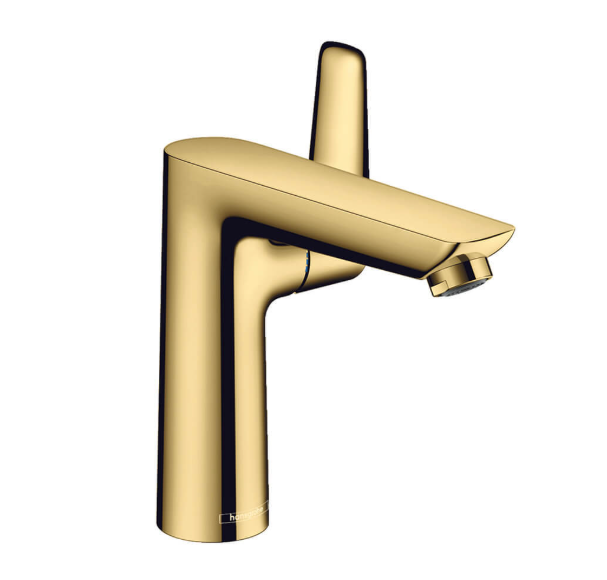 Смеситель для раковины Hansgrohe Talis E 110 CoolStart полированное золото 71754990