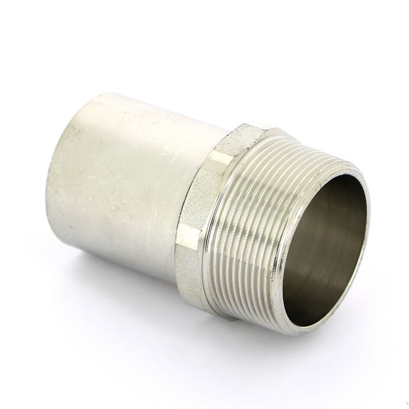 Переходник пресс Viega Sanpress Inox 54 мм x 2 НР нержавеющая сталь 436780